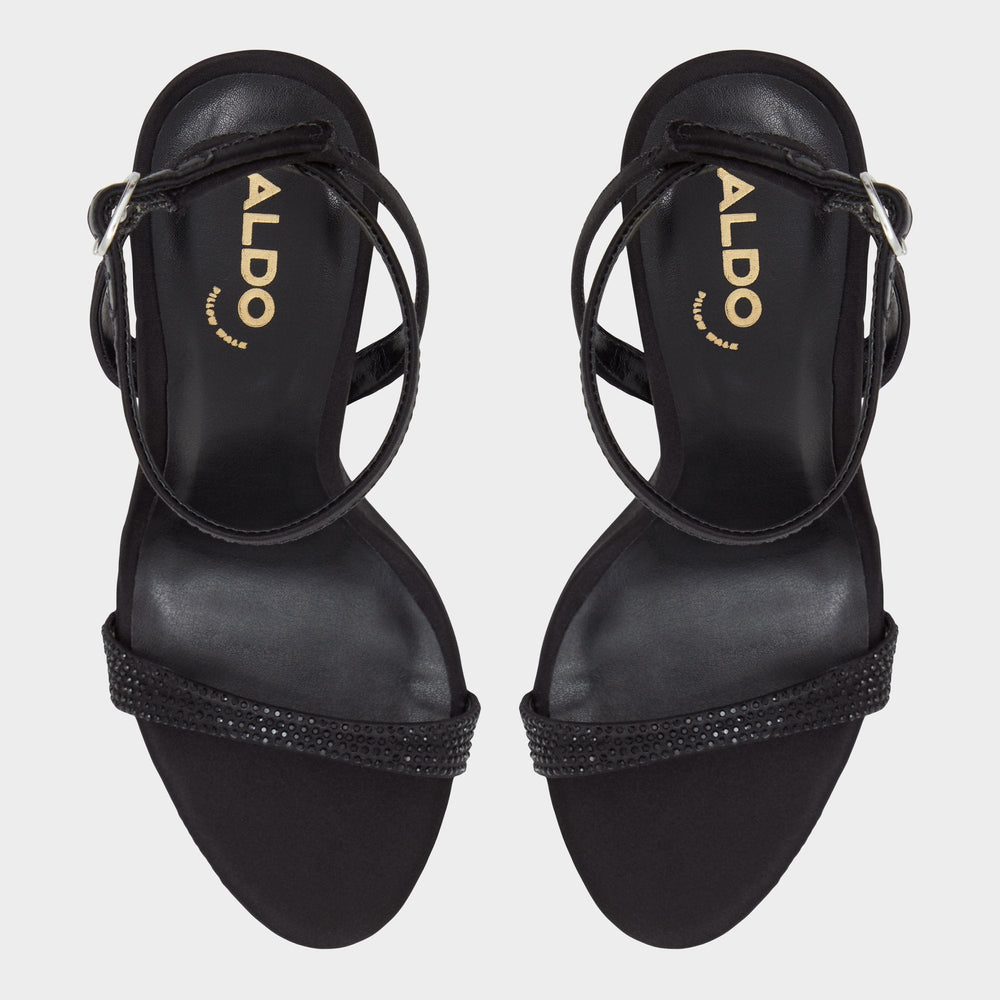 Aldo Lydala Black Women's Heeled sandals - Strappy heeled sandal Black