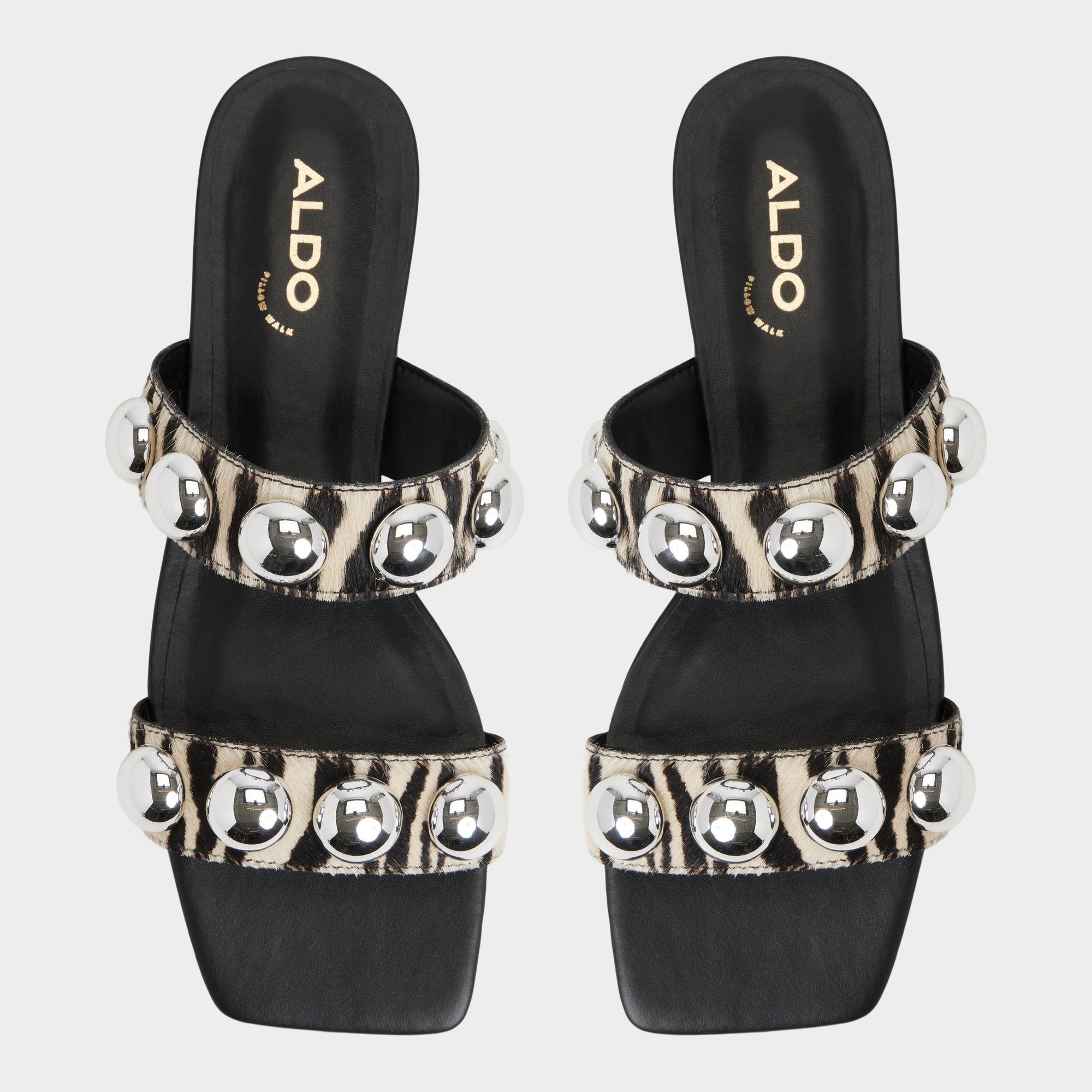 Aldo Katalena in White Black - Slide sandal White/Black