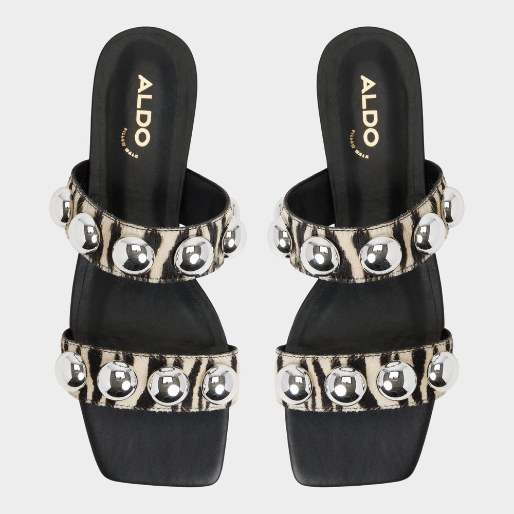Aldo Katalena in White Black - Slide sandal White/Black