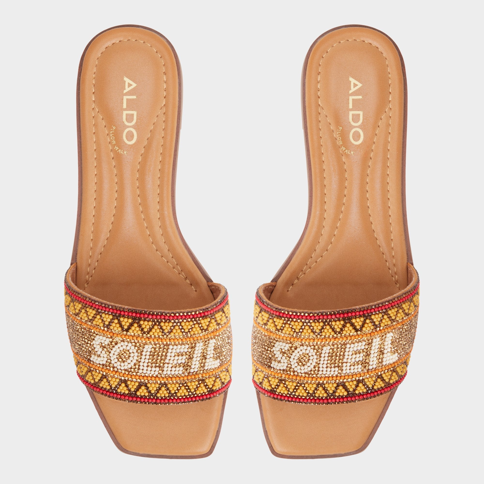 Aldo Seavacay Brown Multi Women's Flats -  Brown Multi