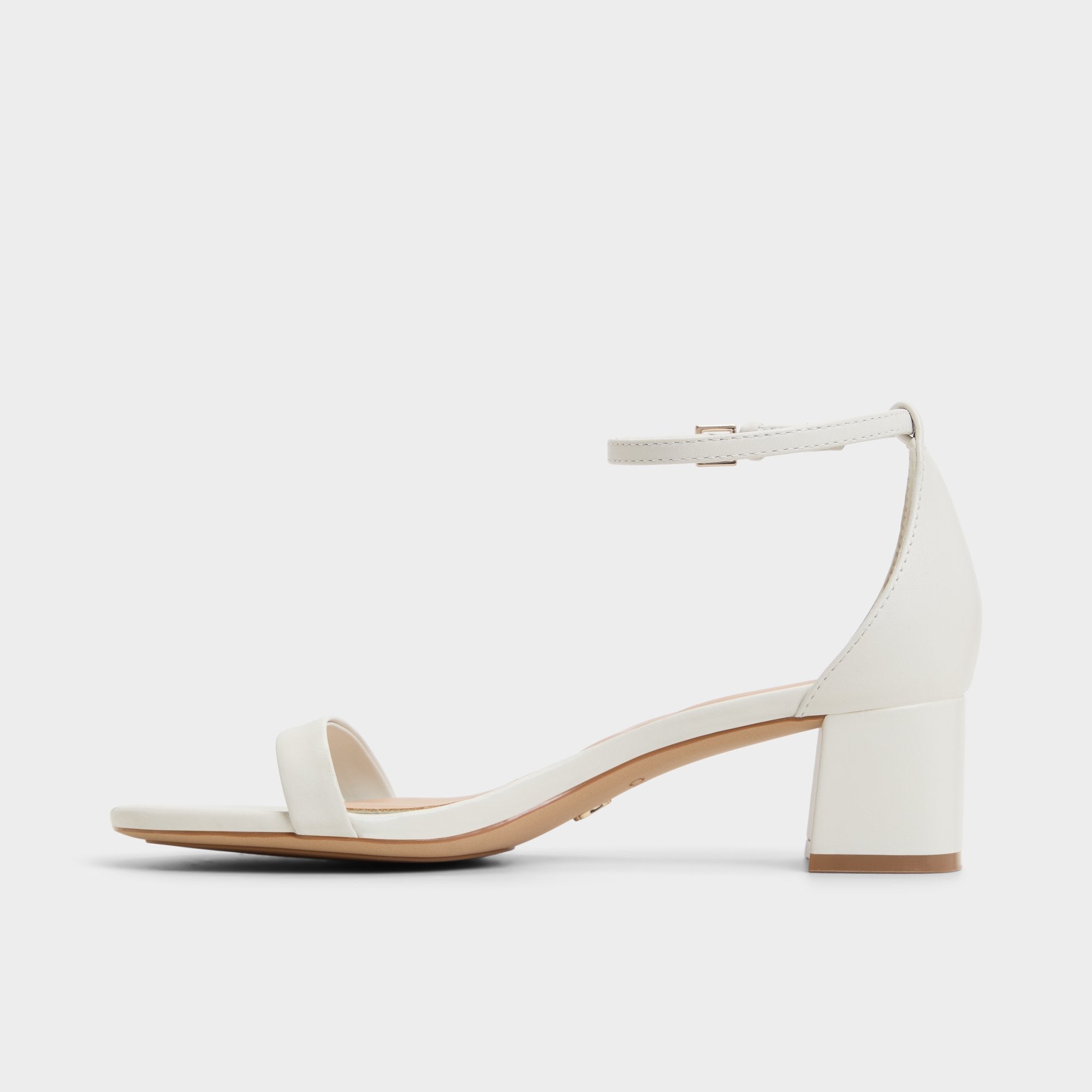 Aldo Calliope White/Bone Women's Block heels - Heeled sandal, Block heel White/Bone