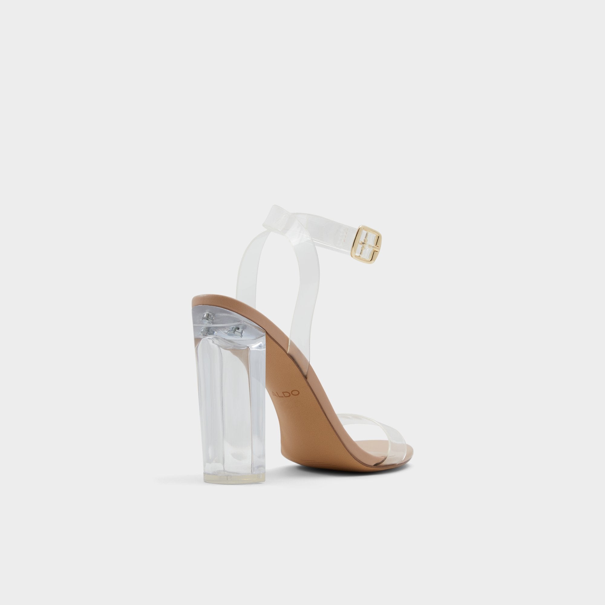Aldo Aniwien Bone Women's Strappy sandals - Strappy heeled sandal, Block heel Bone