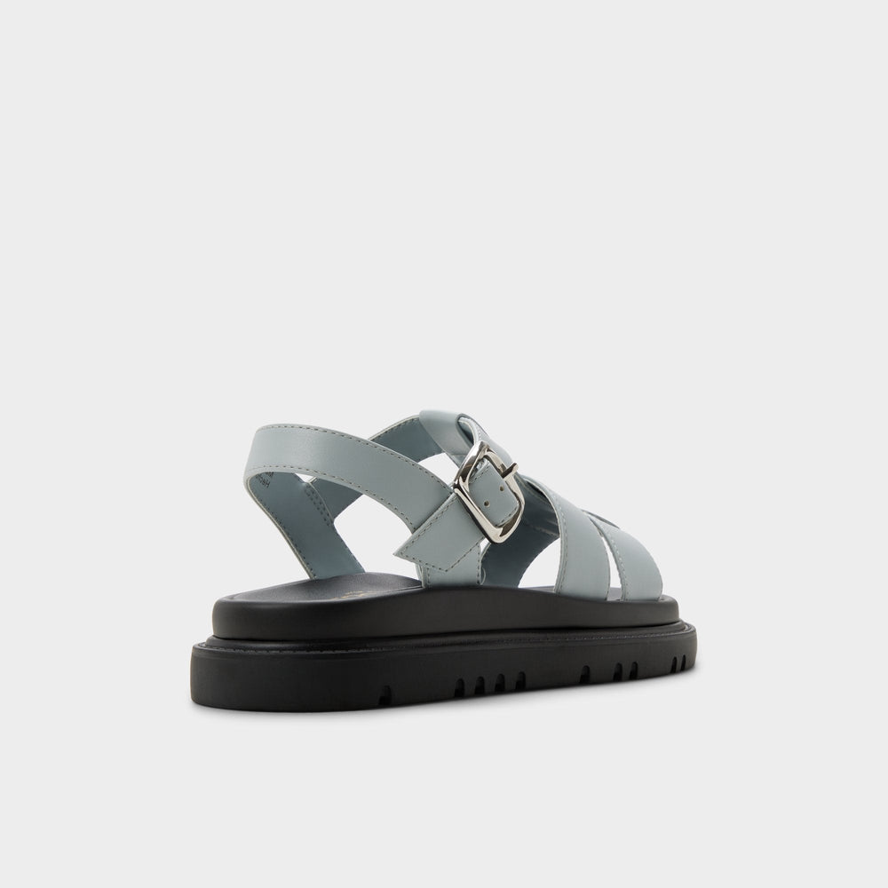 Aldo Linettie in Other Blue - Gladiator sandal, Footbed sandal Other Blue