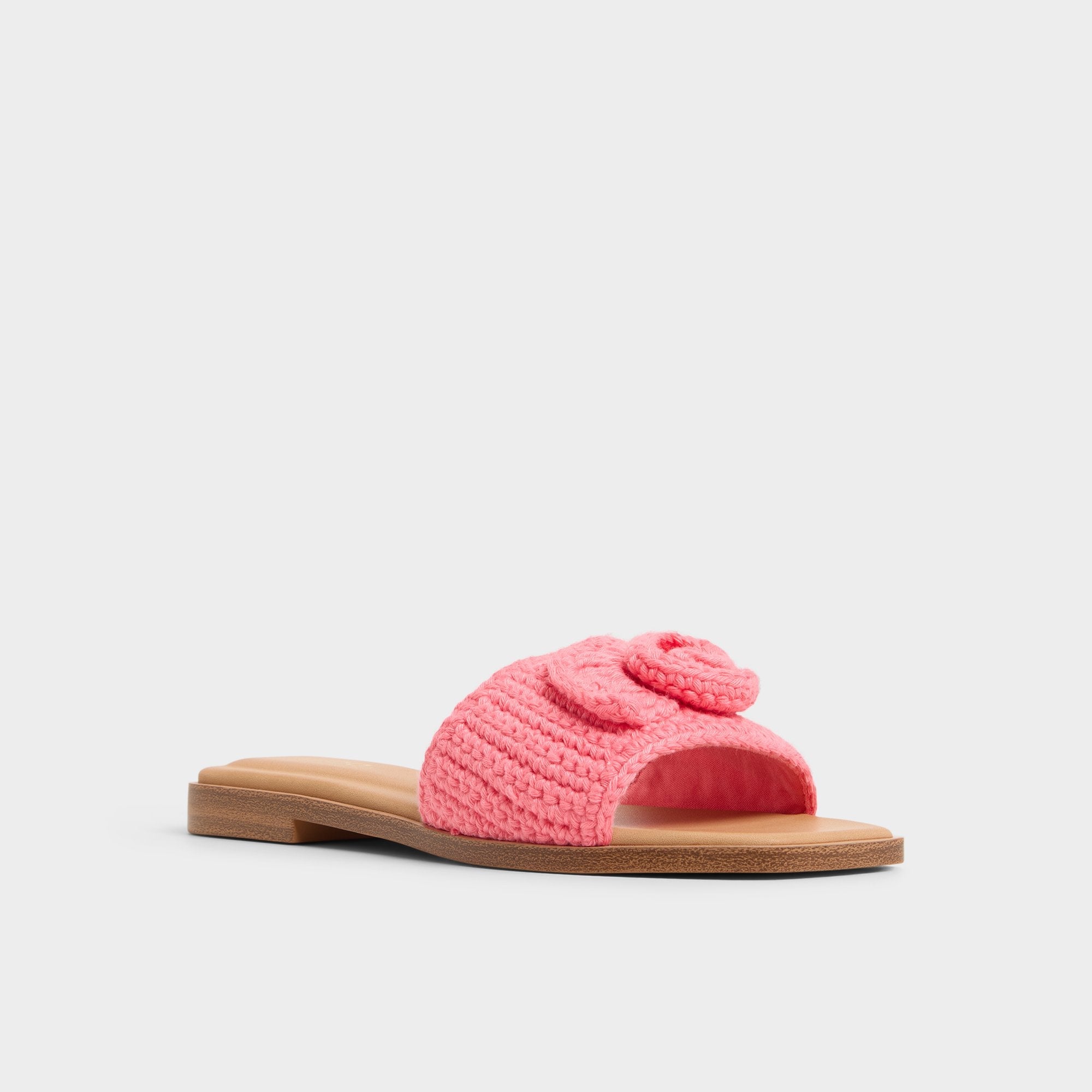 Aldo Sabbia Medium Pink Women's Flats - Slide sandal Medium Pink