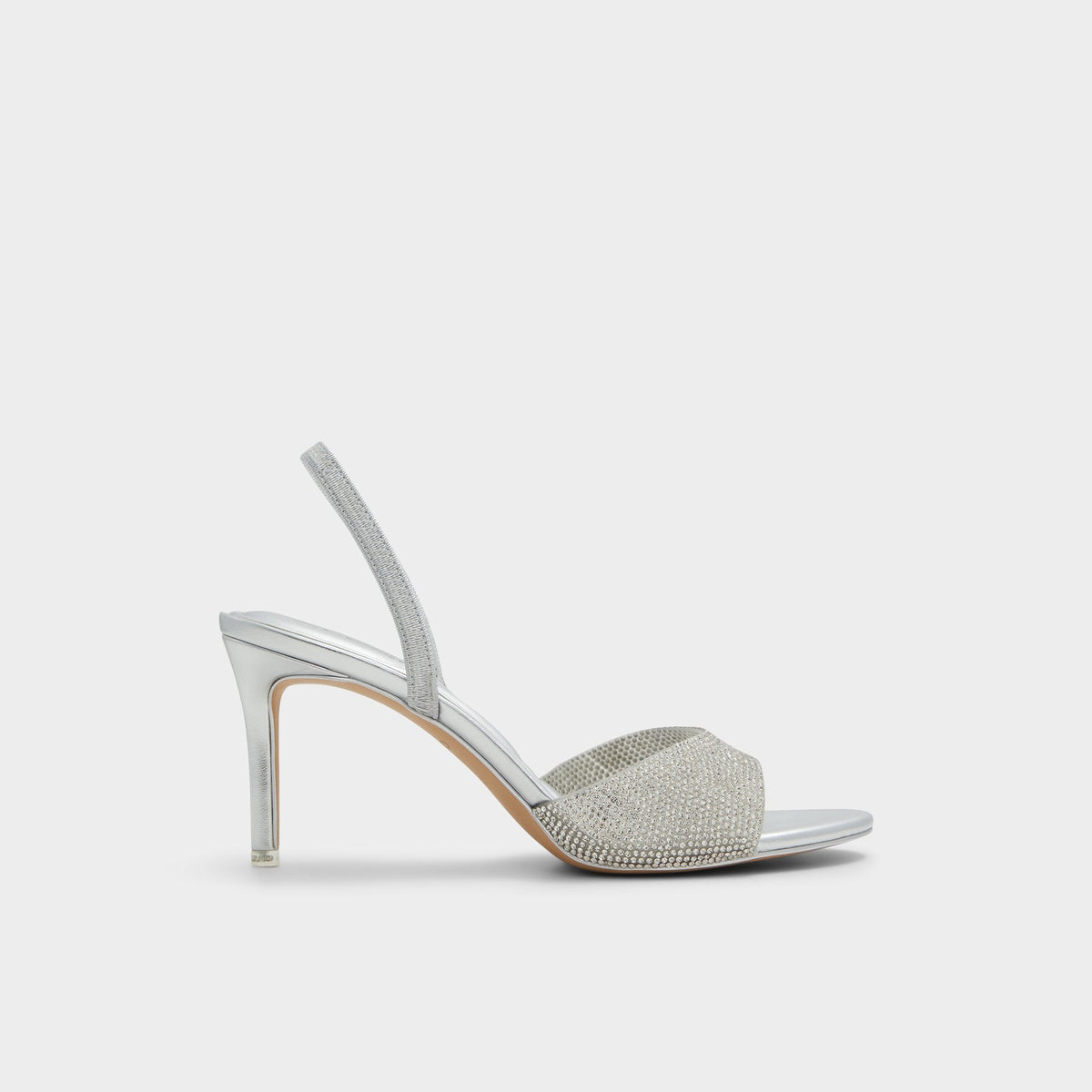 Aldo Aitana in Silver - Strappy heeled sandal, Stiletto heel Silver