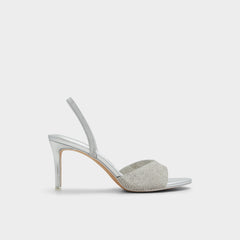 Aldo Aitana in Silver - Strappy heeled sandal, Stiletto heel Silver