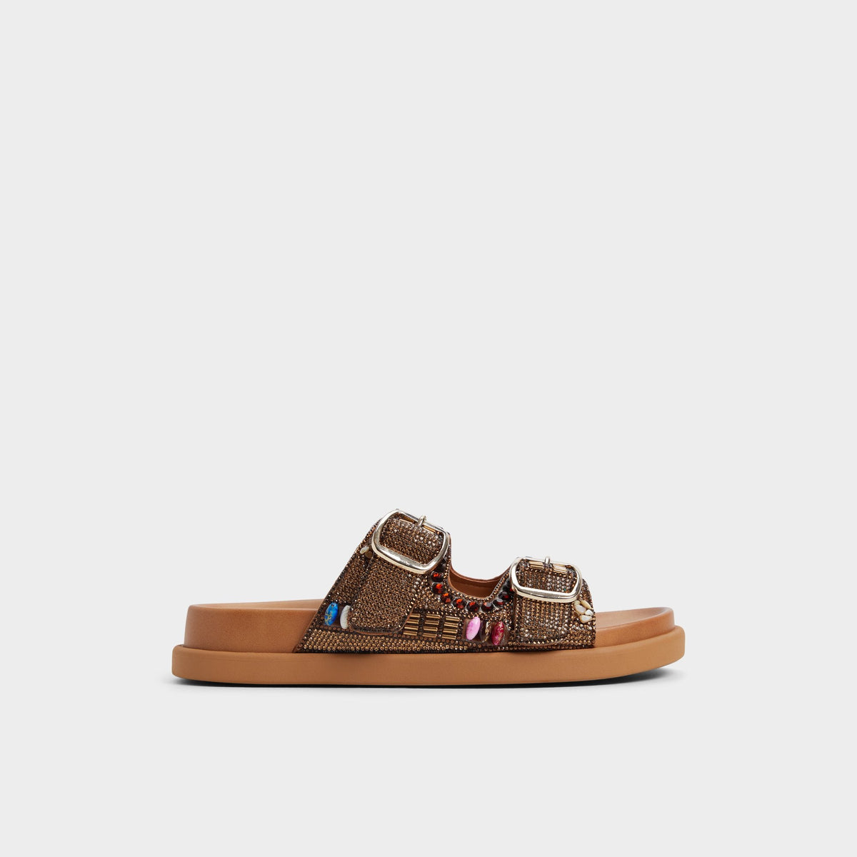 Aldo Bohochic Open Brown Women's Footbed sandals - Footbed sandal Open Brown