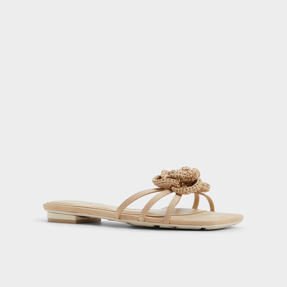 Aldo Wildbloom Sand Women's Travel essentials - Strappy flat sandal Sand