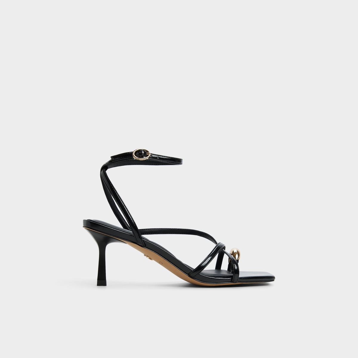 Aldo Elodiah Black Women's Travel essentials - Strappy heeled sandal, Stiletto heel Black