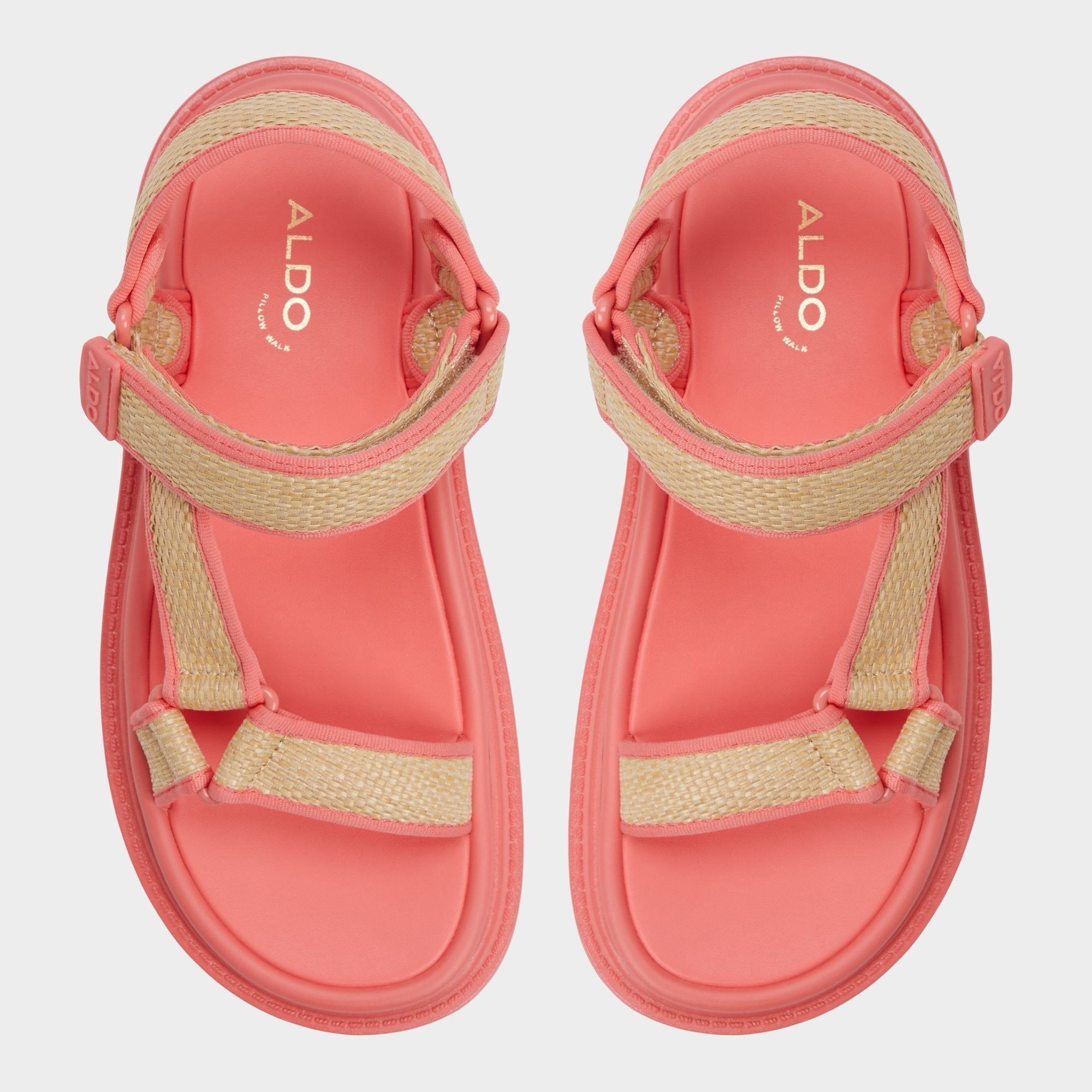 Aldo Oceana Coral Women's Footbed sandals - Footbed sandal Coral