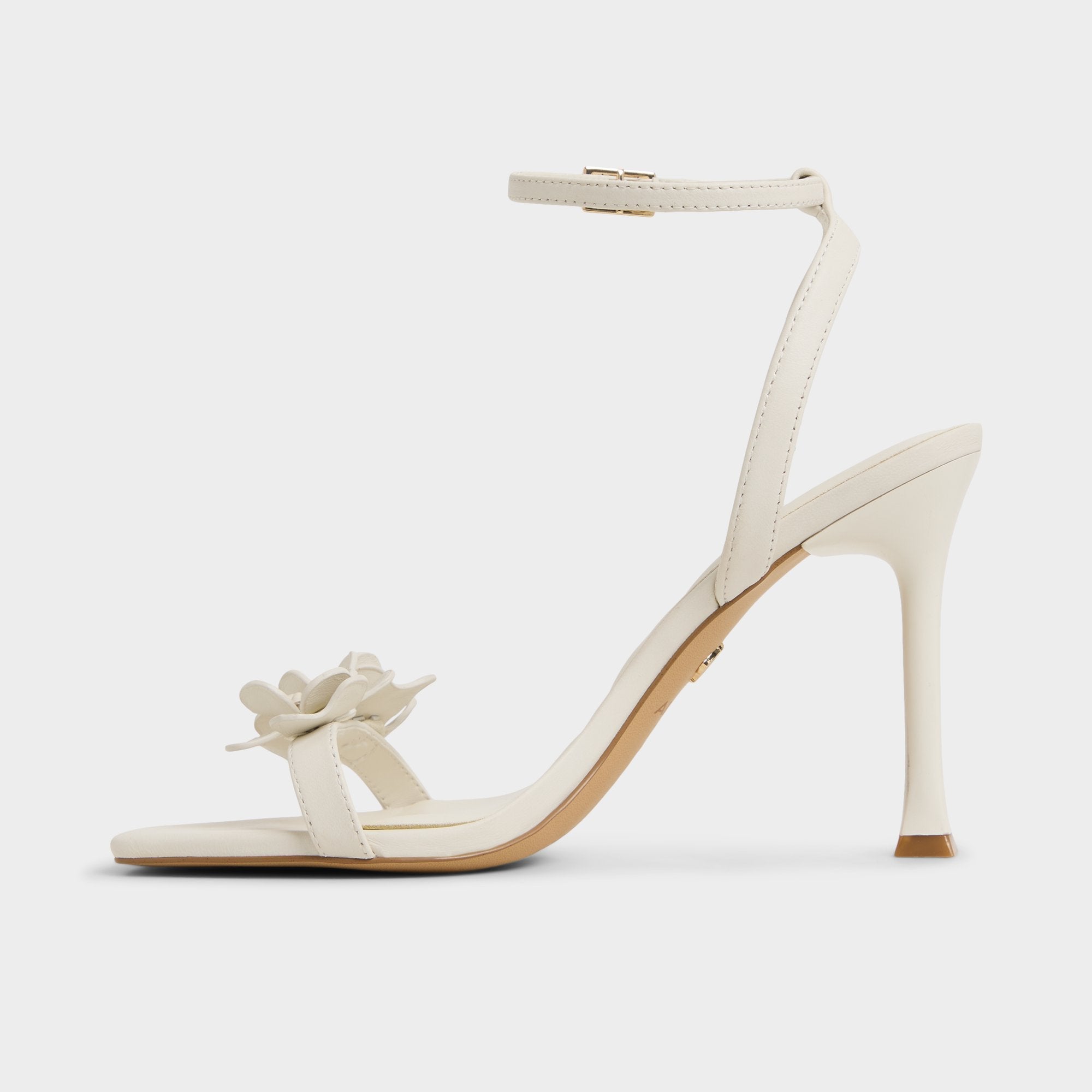 Aldo Daisylily White/Bone Women's Heeled sandals - Strappy heeled sandal, Stiletto heel White/bone