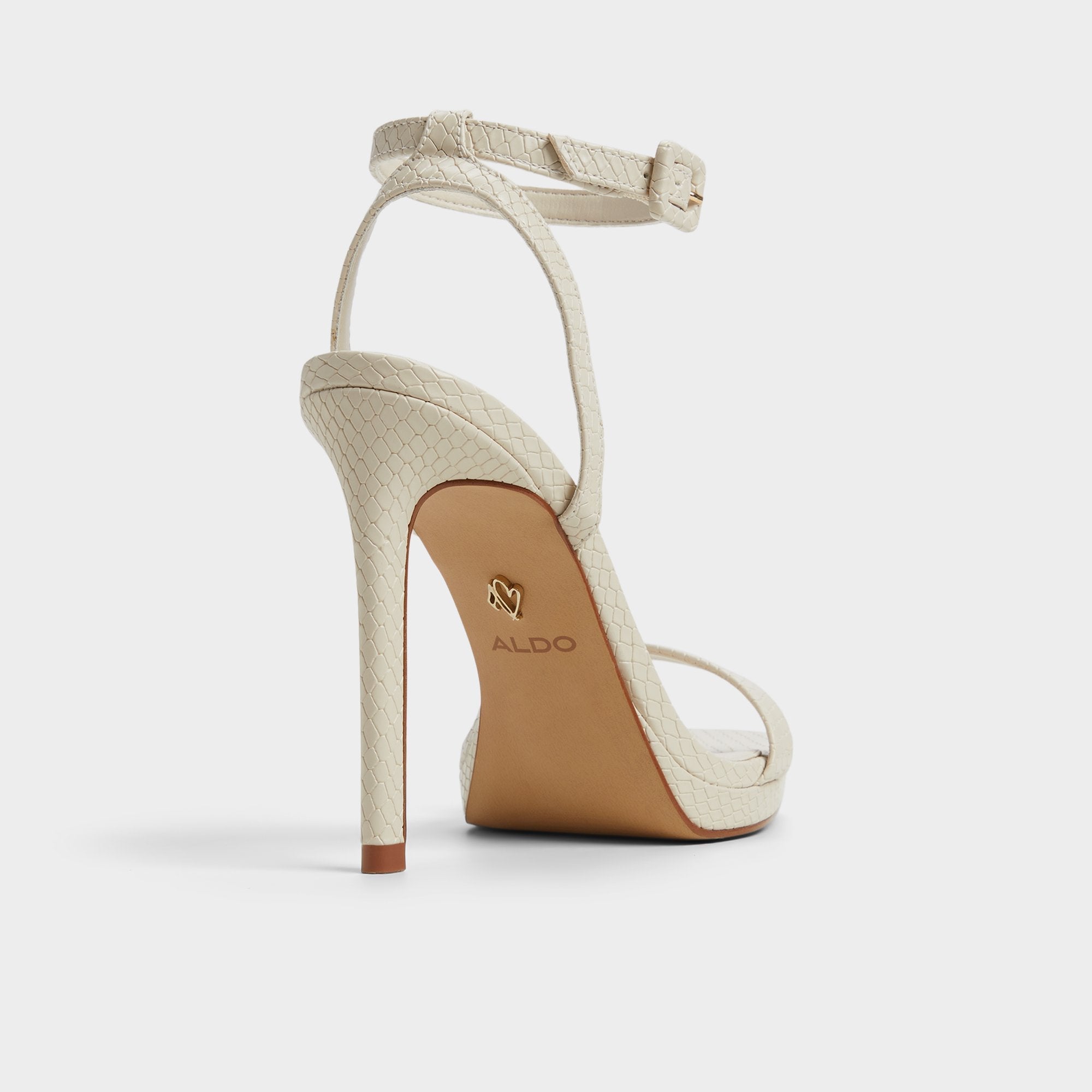 Aldo Kaathy Light Brown Women's Strappy Heels - Strappy heeled sandal Light Brown