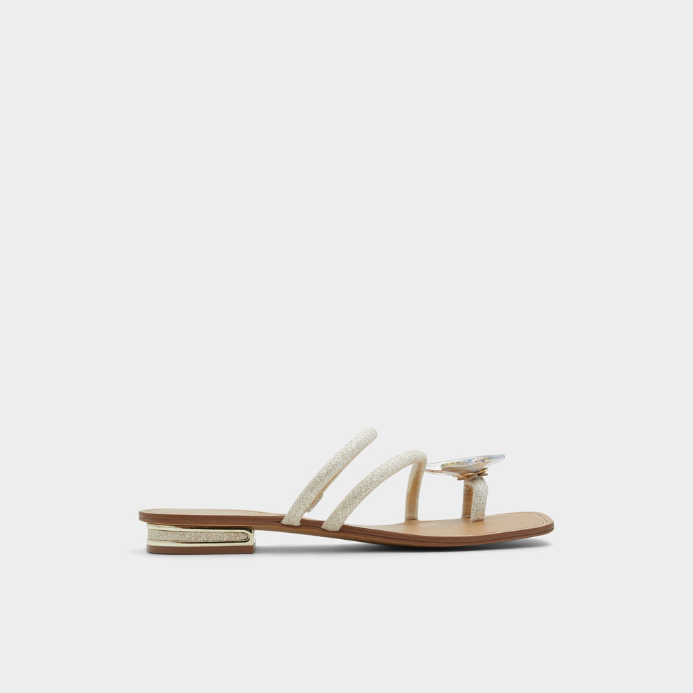 Aldo Garberia Silver Women's Flats - Flip flop Silver