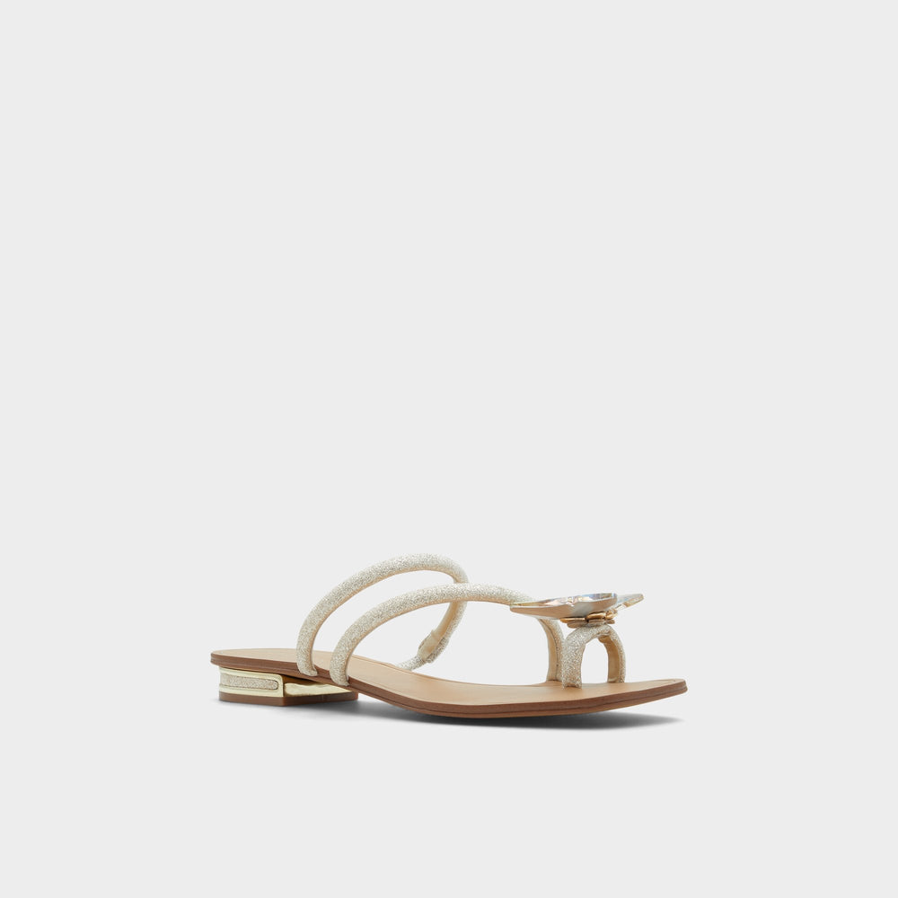 Aldo Garberia Silver Women's Flats - Flip flop Silver