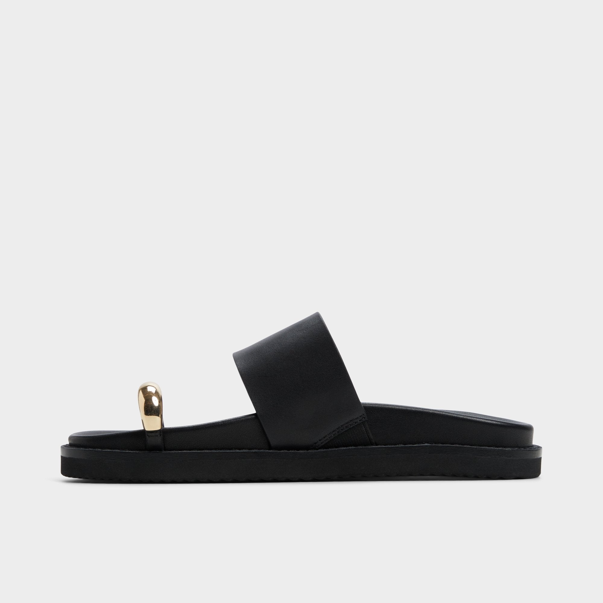 Aldo Beachstroll Black Women's Footbed sandals - Footbed sandal, Footbed sandal Black