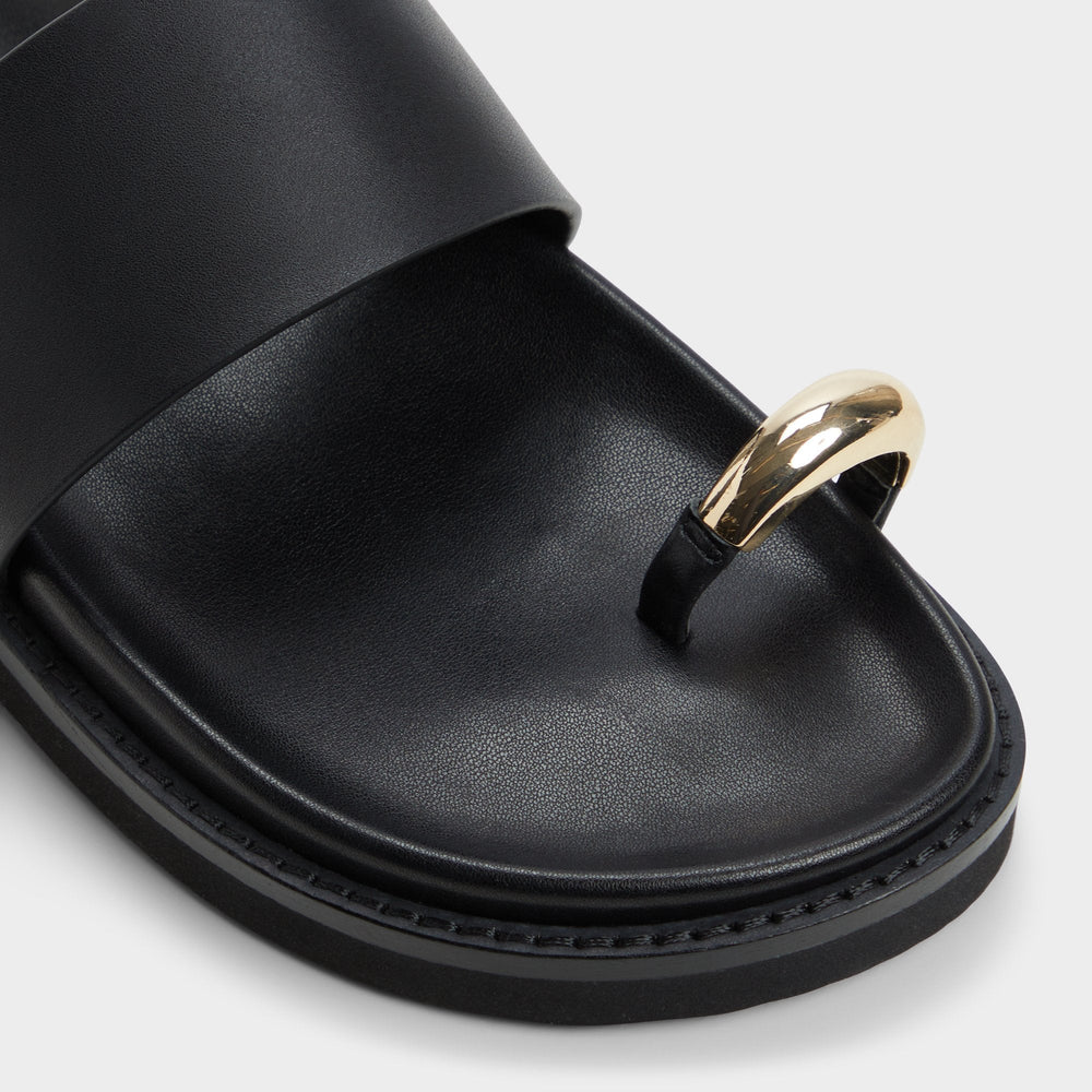 Aldo Beachstroll Black Women's Footbed sandals - Footbed sandal, Footbed sandal Black