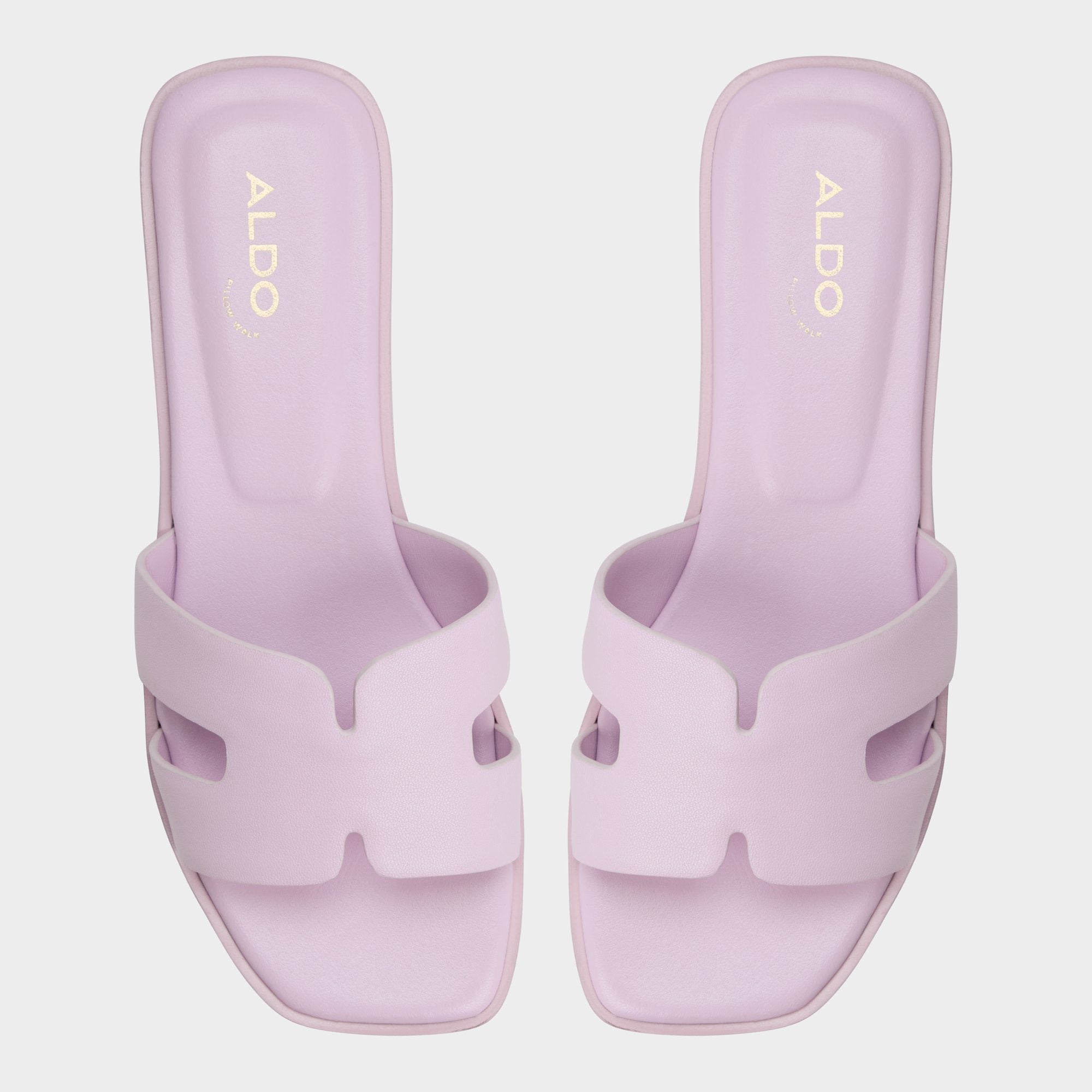 Aldo Itsandal Light Purple Women's Flats - Slide sandal Light purple