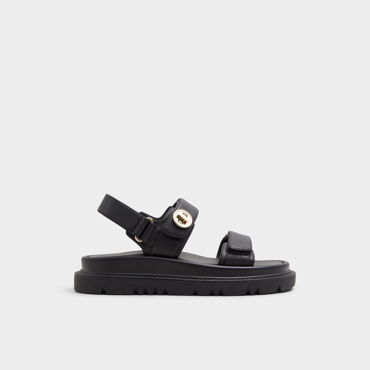 Aldo Linette Black Women's Footbed sandals - Footbed sandal, Footbed sandal Black