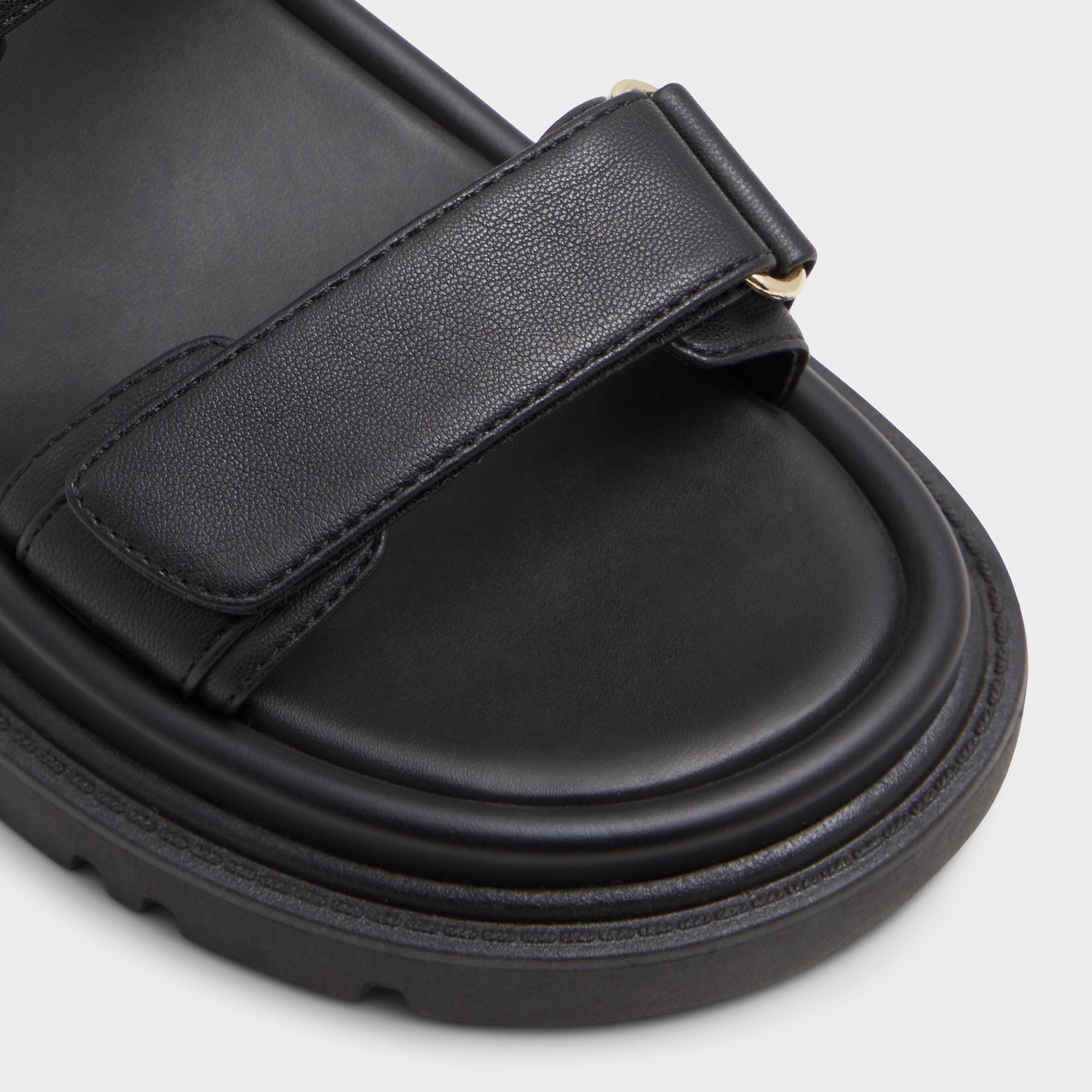Aldo Linette Black Women's Footbed sandals - Footbed sandal, Footbed sandal Black