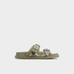 Aldo Bohodream Khaki Women's Footbed sandals - Footbed sandal Khaki