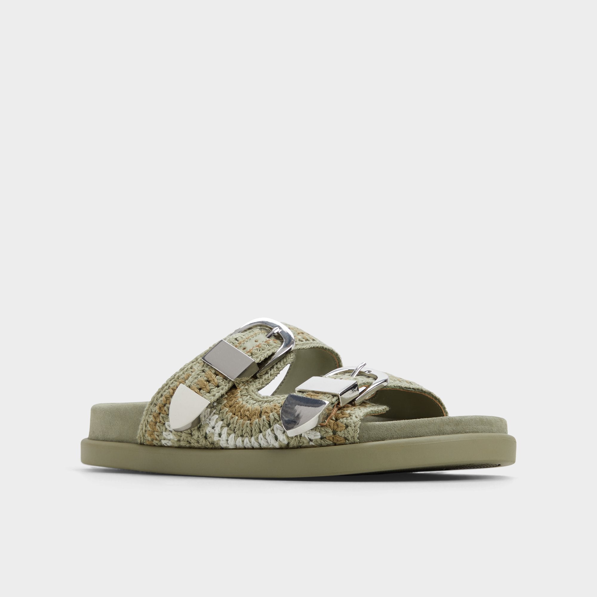 Aldo Bohodream Khaki Women's Footbed sandals - Footbed sandal Khaki