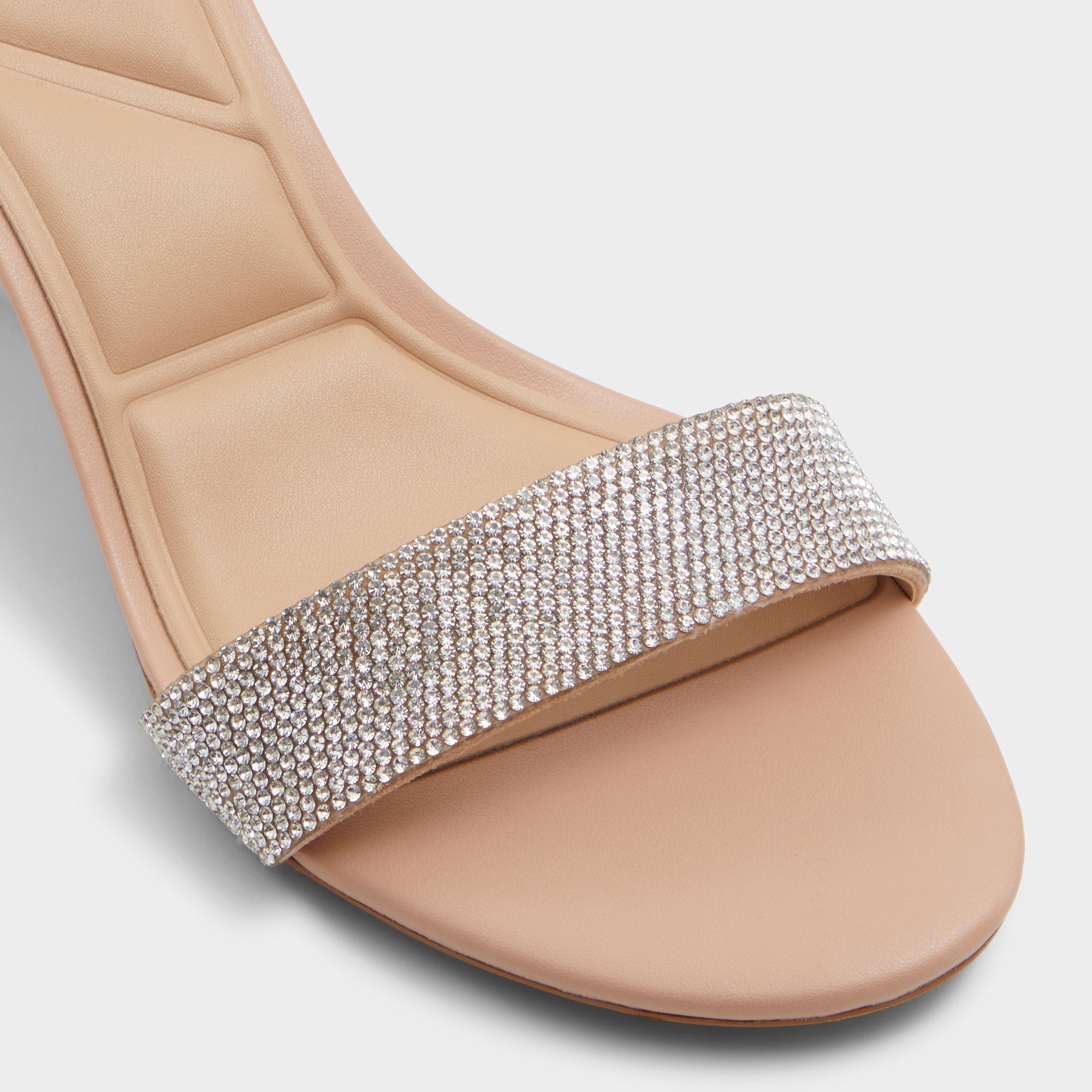 Aldo Pristine in Bone - Strappy sandal, Block heel Bone