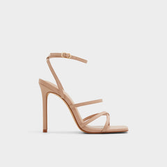 Aldo Galoi Bone Women's Strappy sandals - Strappy heeled sandal Bone