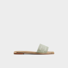 Aldo Oceania-xt Other Green Women's Flats - Slide sandal Other Green