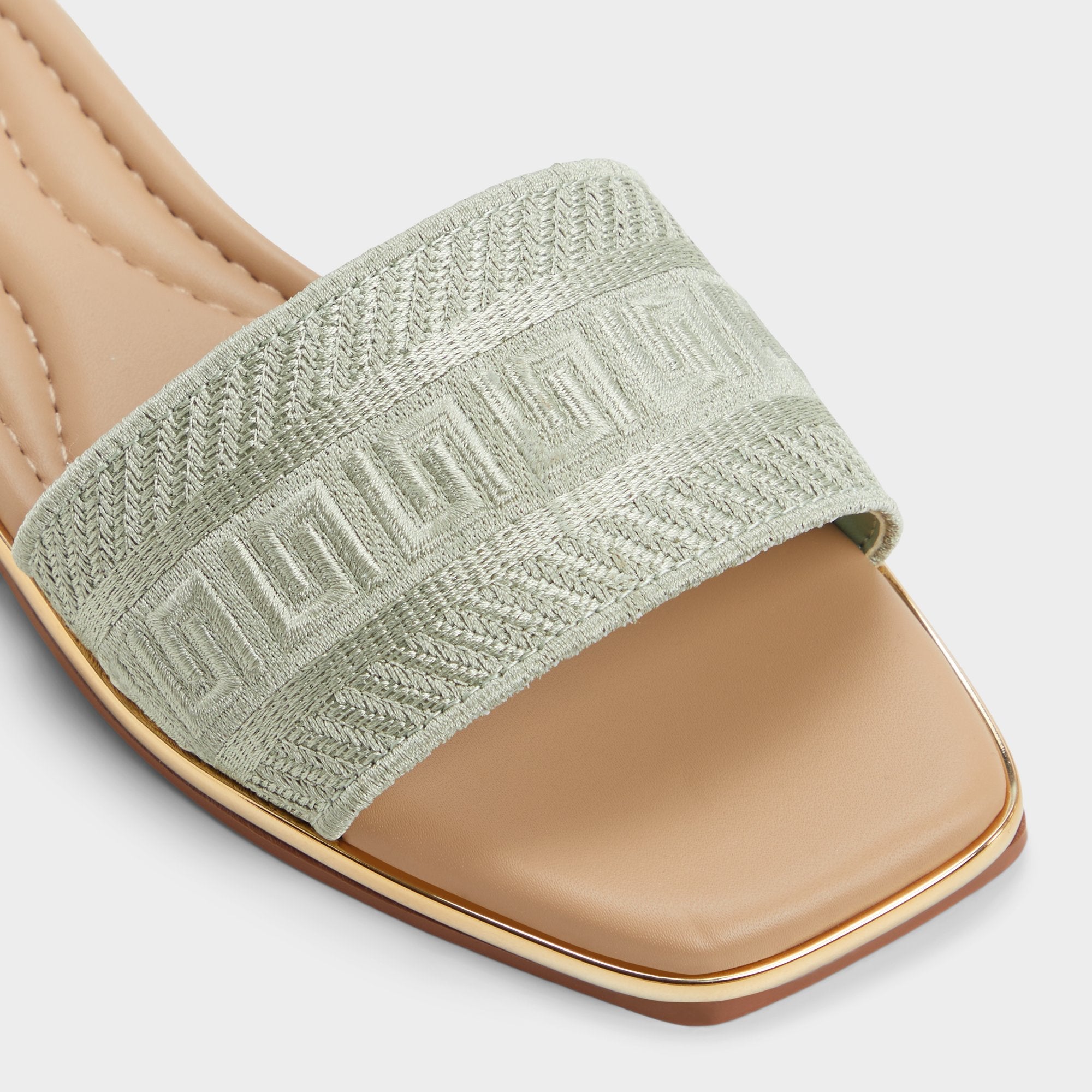 Aldo Oceania-xt Other Green Women's Flats - Slide sandal Other Green