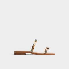 Aldo Sapphira Medium Beige Women's Flats - Strappy flat sandal Medium Beige