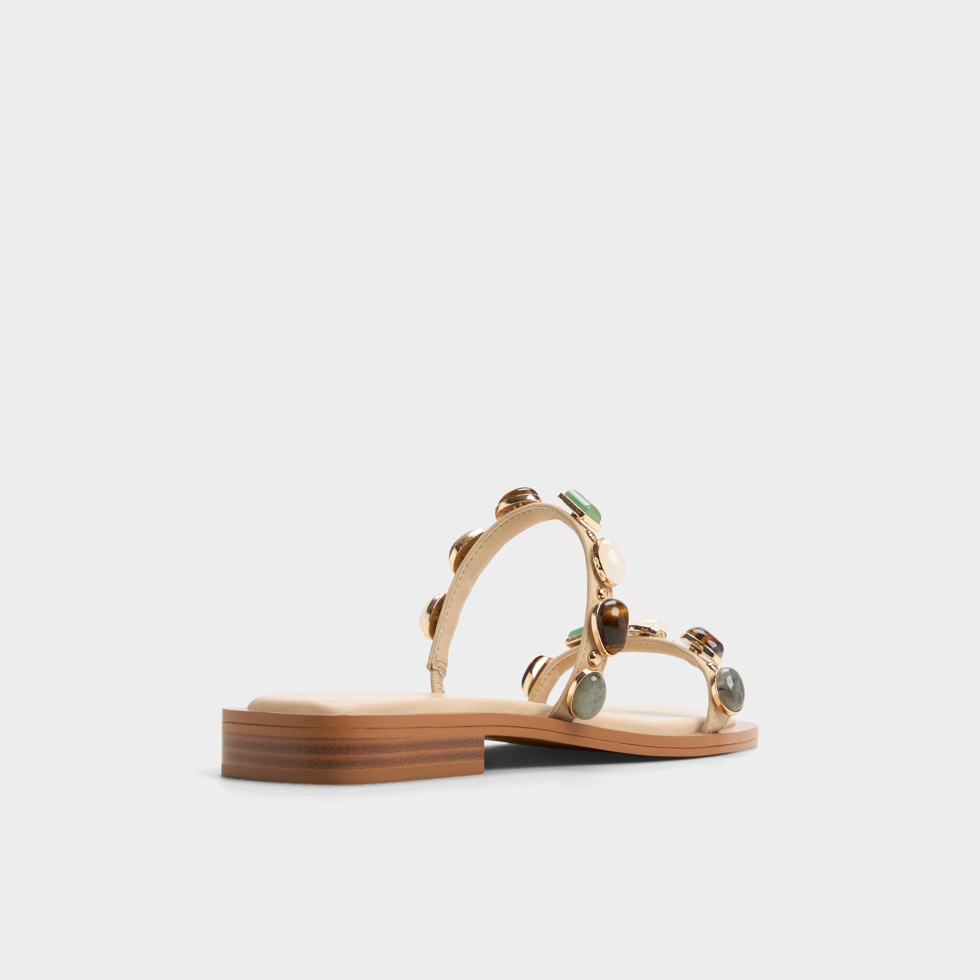 Aldo Sapphira Medium Beige Women's Flats - Strappy flat sandal Medium Beige