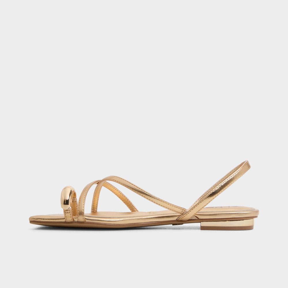 Aldo Synthesa Gold Women's Travel essentials - Flip flop Gold
