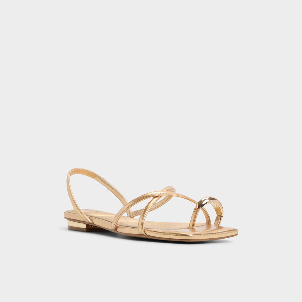 Aldo Synthesa Gold Women's Travel essentials - Flip flop Gold