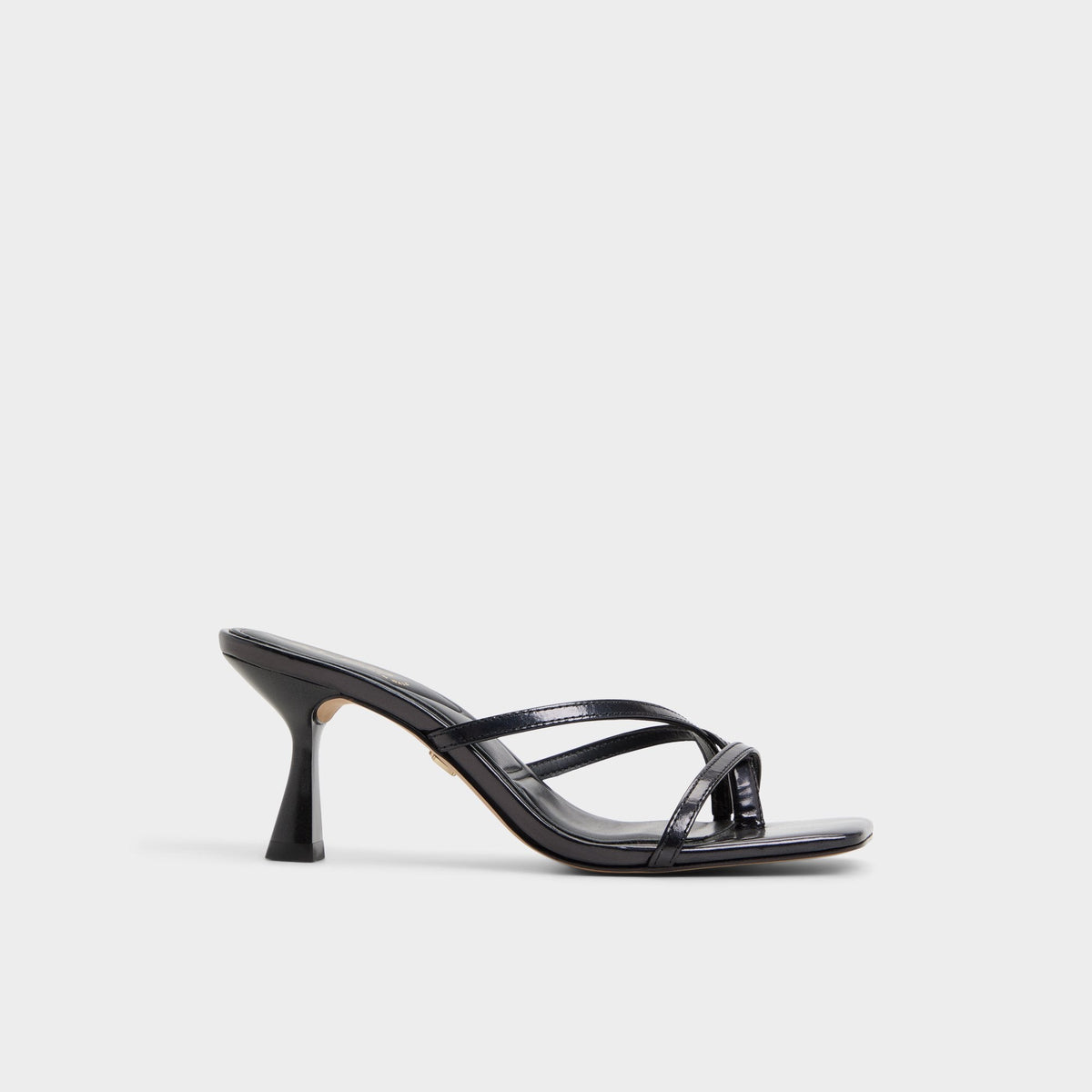 Aldo Calypsa Black Women's Animal Prints - Strappy heeled sandal, Block heel Black