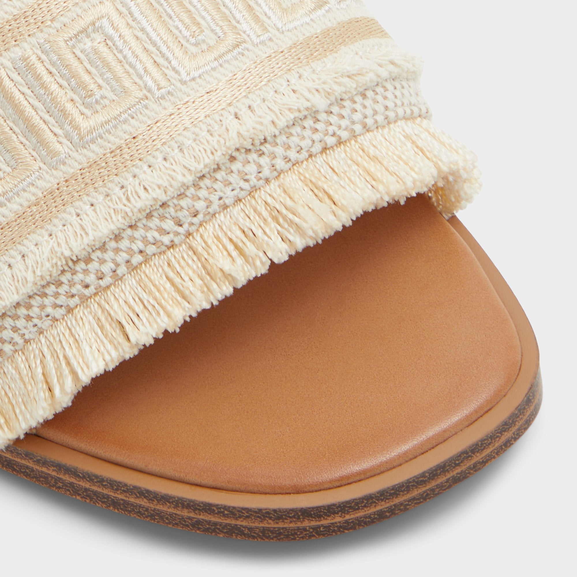 Aldo Nalani Gold Women's Flats - Slide sandal Gold