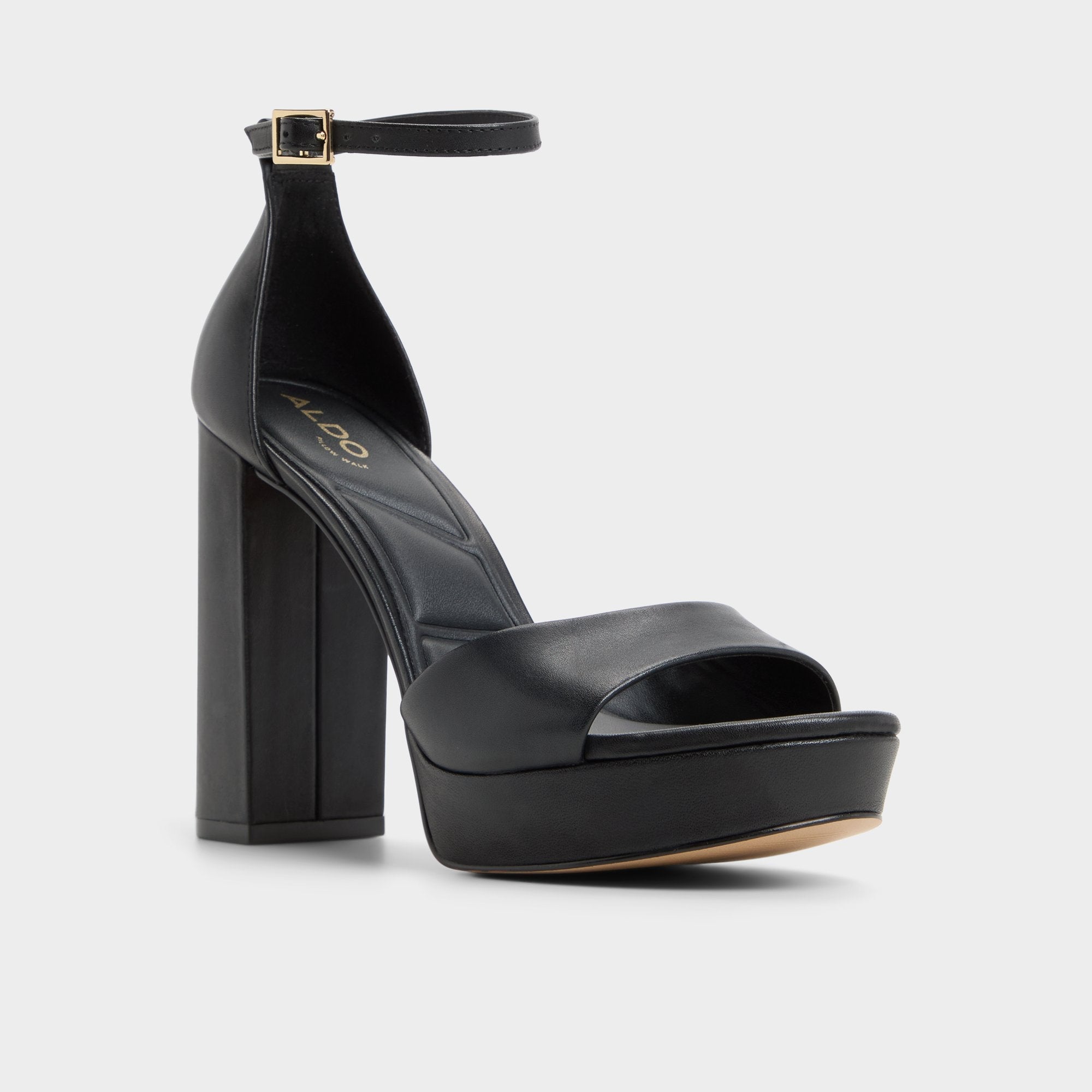 Aldo Enaegyn2.0 Other Black Women's Platform sandals - Strappy heeled sandal, Platform Other Black