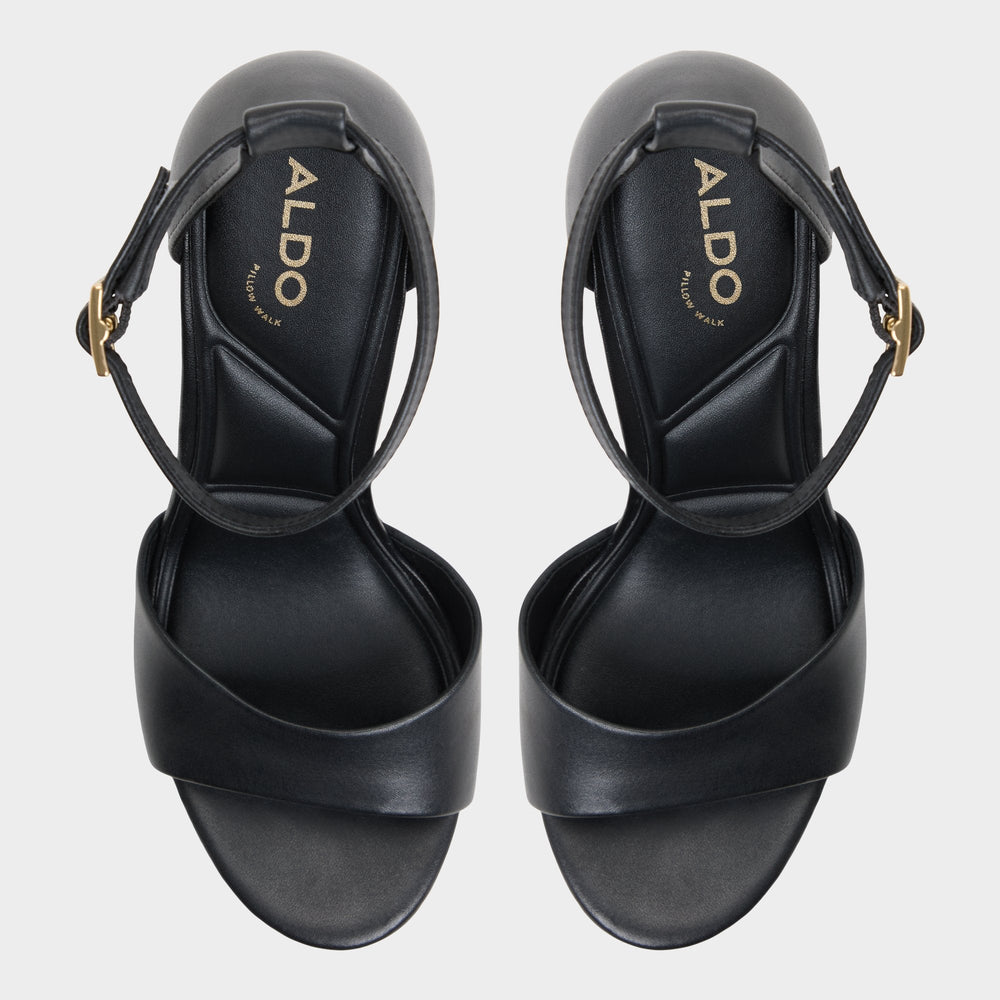 Aldo Enaegyn2.0 Other Black Women's Platform sandals - Strappy heeled sandal, Platform Other Black