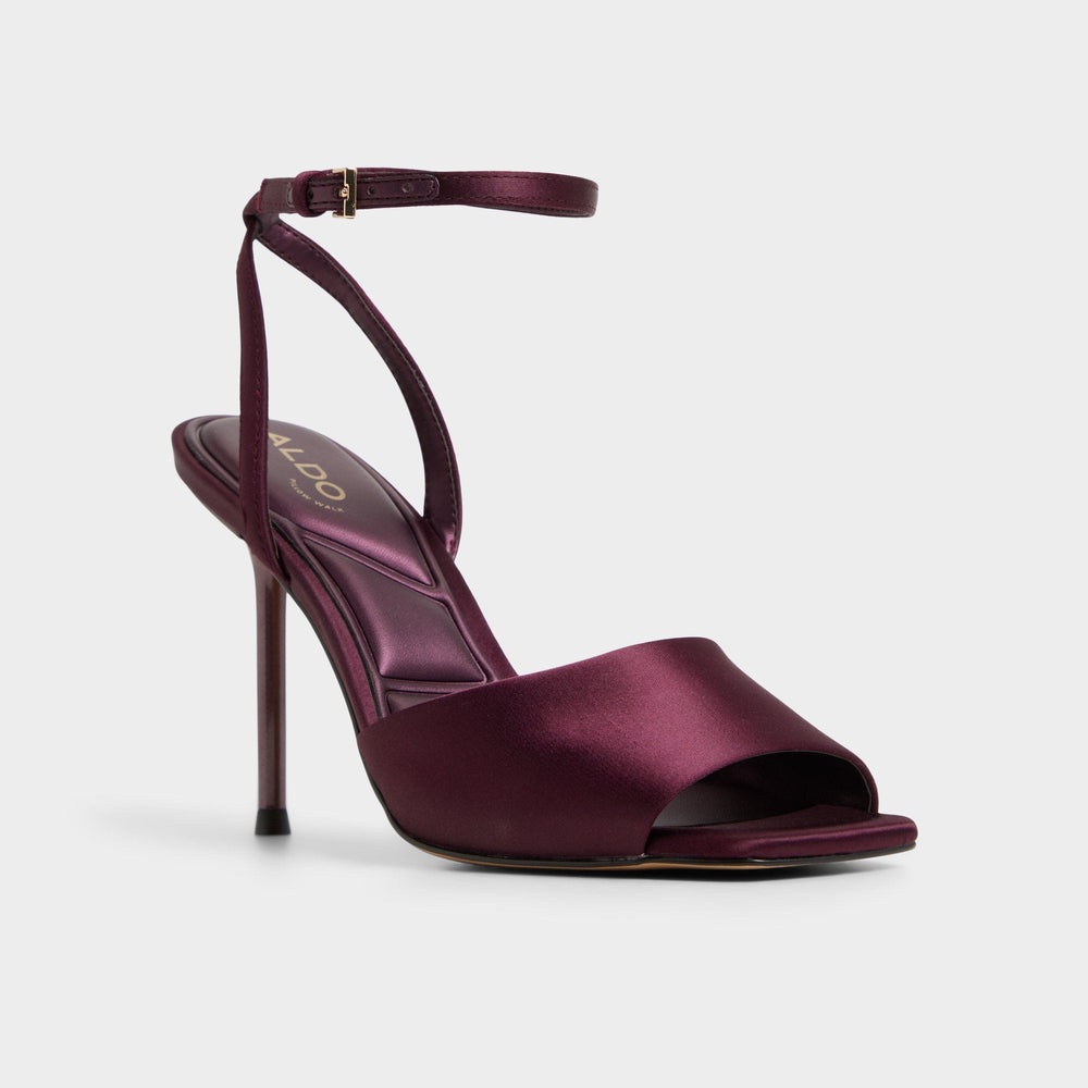 Aldo Kaiasien in Bordo 14151896 - Strappy heeled sandal, Stiletto heel Bordo