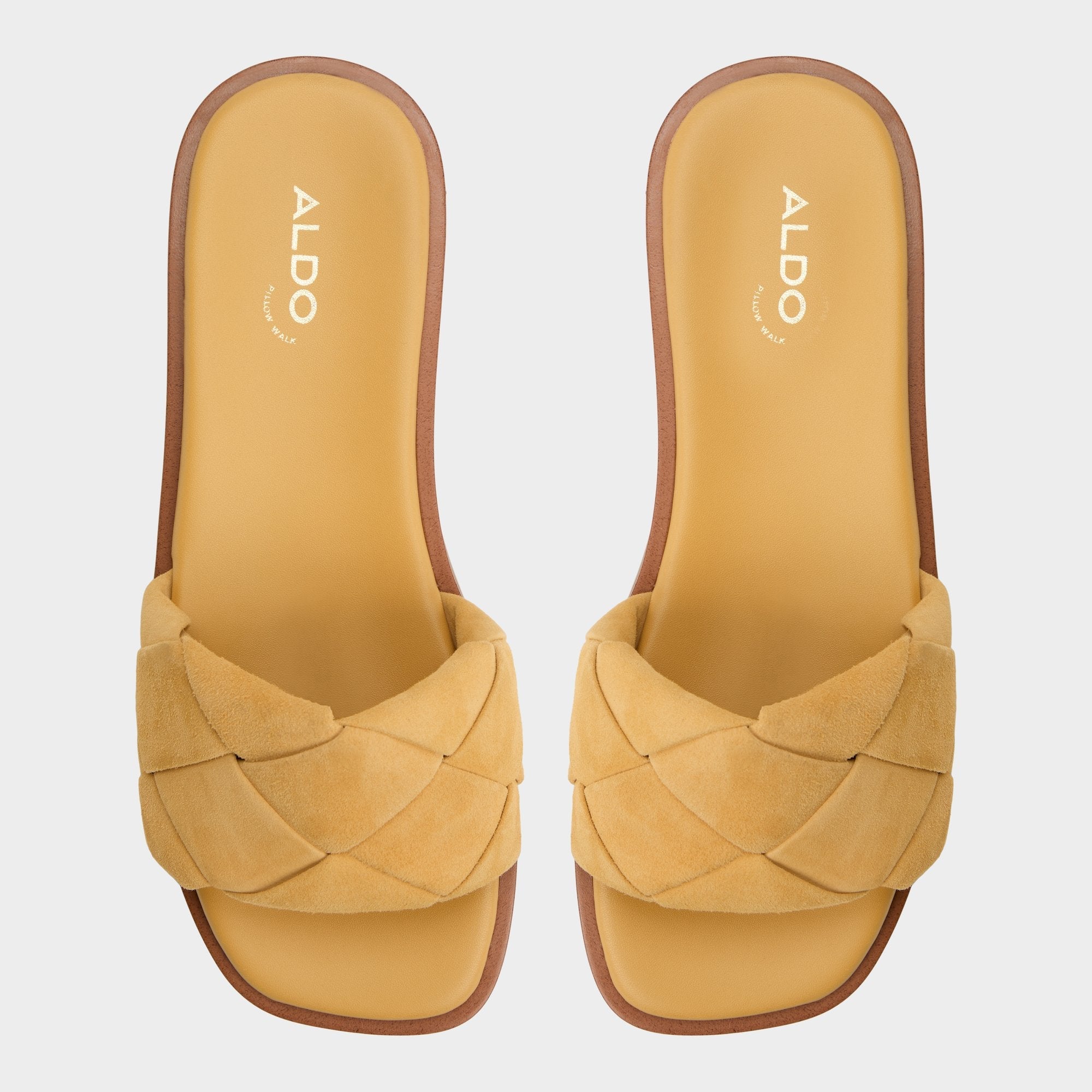 Aldo Esterelle Other Yellow Women's Flats - Slide sandal Other Yellow