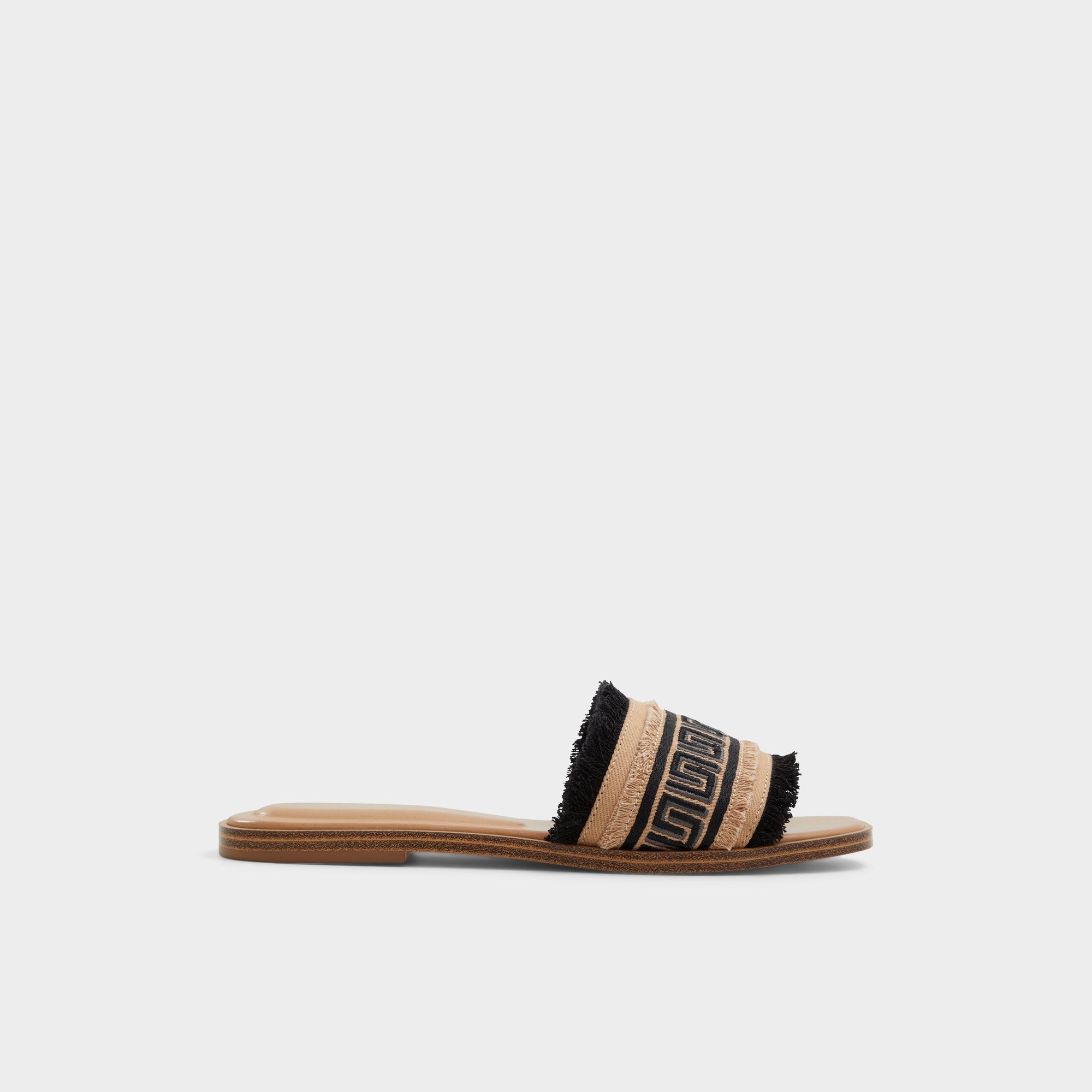 Aldo Nalani Open Black Women's Flats - Slide sandal Open Black