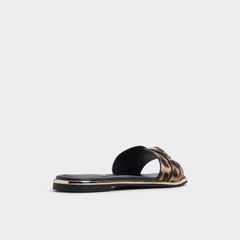 Aldo Darlina Brown Multi Women's Flats - Slide sandal Brown multi