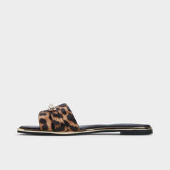Aldo Darlina Brown Multi Women's Flats - Slide sandal Brown multi