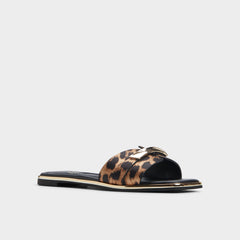 Aldo Darlina Brown Multi Women's Flats - Slide sandal Brown multi