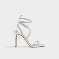 Aldo Phaedra in Silver - Strappy stiletto sandal Silver