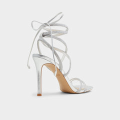 Aldo Phaedra in Silver - Strappy stiletto sandal Silver