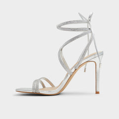 Aldo Phaedra in Silver - Strappy stiletto sandal Silver