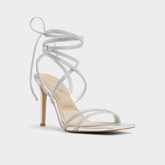Aldo Phaedra in Silver - Strappy stiletto sandal Silver