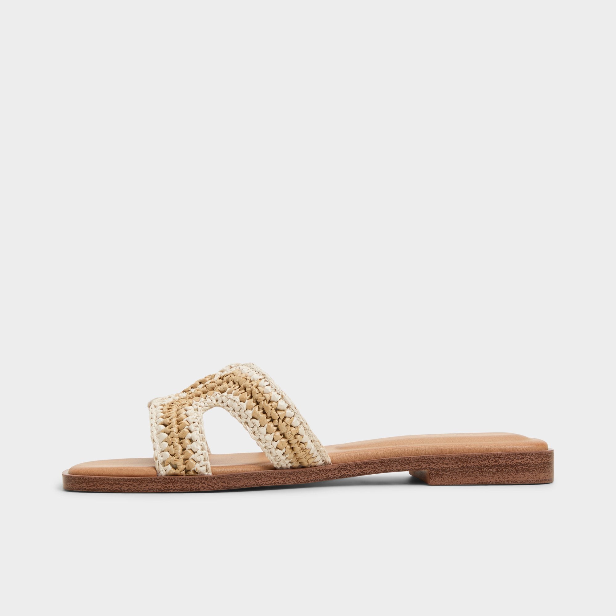 Aldo Itsandal Beige Women's Flats - Slide sandal Beige