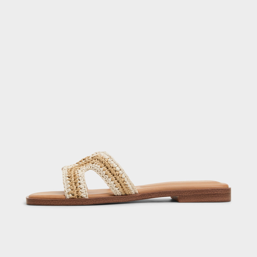 Aldo Itsandal Beige Women's Flats - Slide sandal Beige