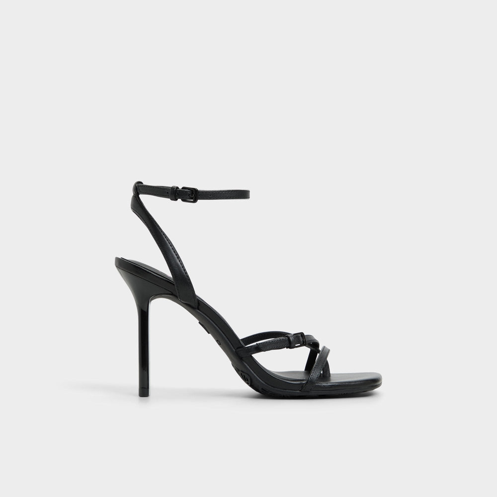 Aldo Conney Black Women's Heeled sandals - Strappy heeled sandal, Stiletto heel Black